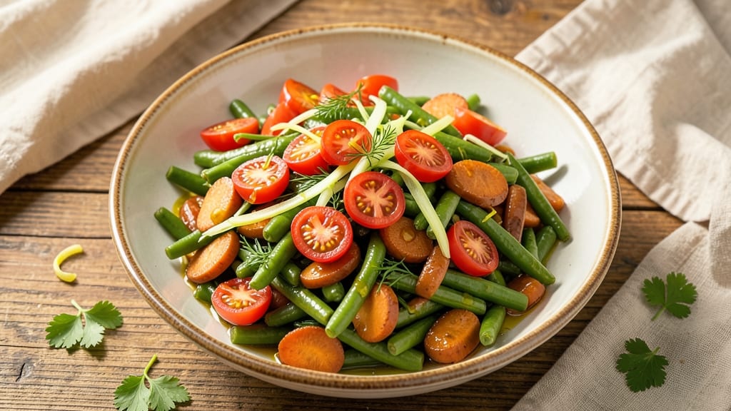Carrot Green Bean Salad Recipe South Africa: Crunchy Celery Crowns and Zesty Lemon Herb Twist