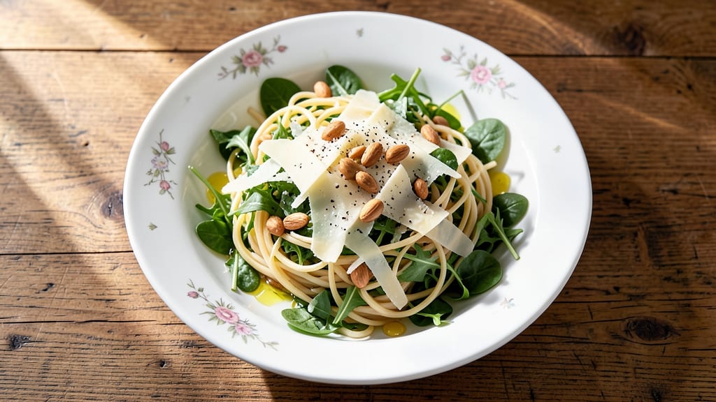 Capellini With Asiago Salad Recipe: Al Dente Noodles and Melty Cheese Bliss