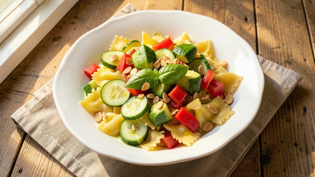 5 Star Pasta Salad Recipe: Luxurious Layered Crunch With Zero Mayo