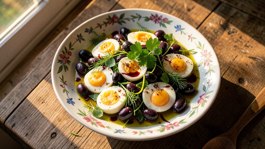 Traditional Egg and Olive Salad Recipe: Mediterranean Crunch Without Mayo