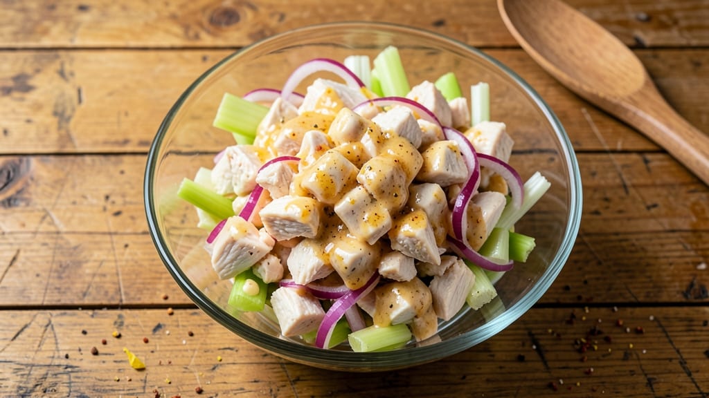 Chicken Salad Recipe for Large Group: One-Pan Party Maker With Crunchy Celery Crowns