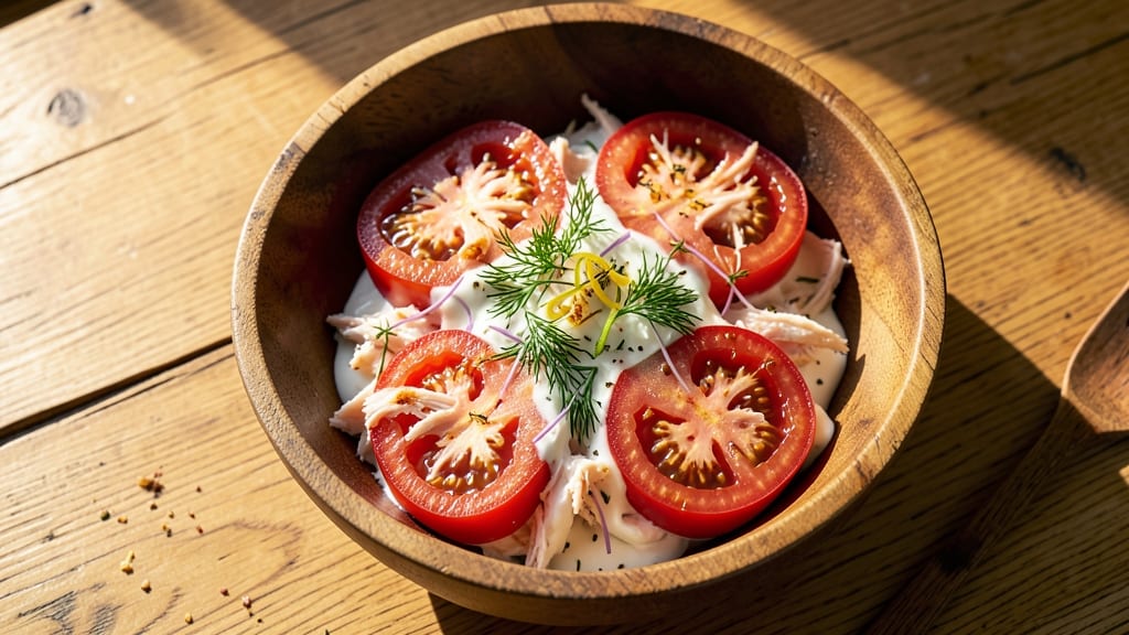 Chicken Salad Stuffed Tomatoes Recipe: Crisp Garden Wrappers With Herbed Creaminess